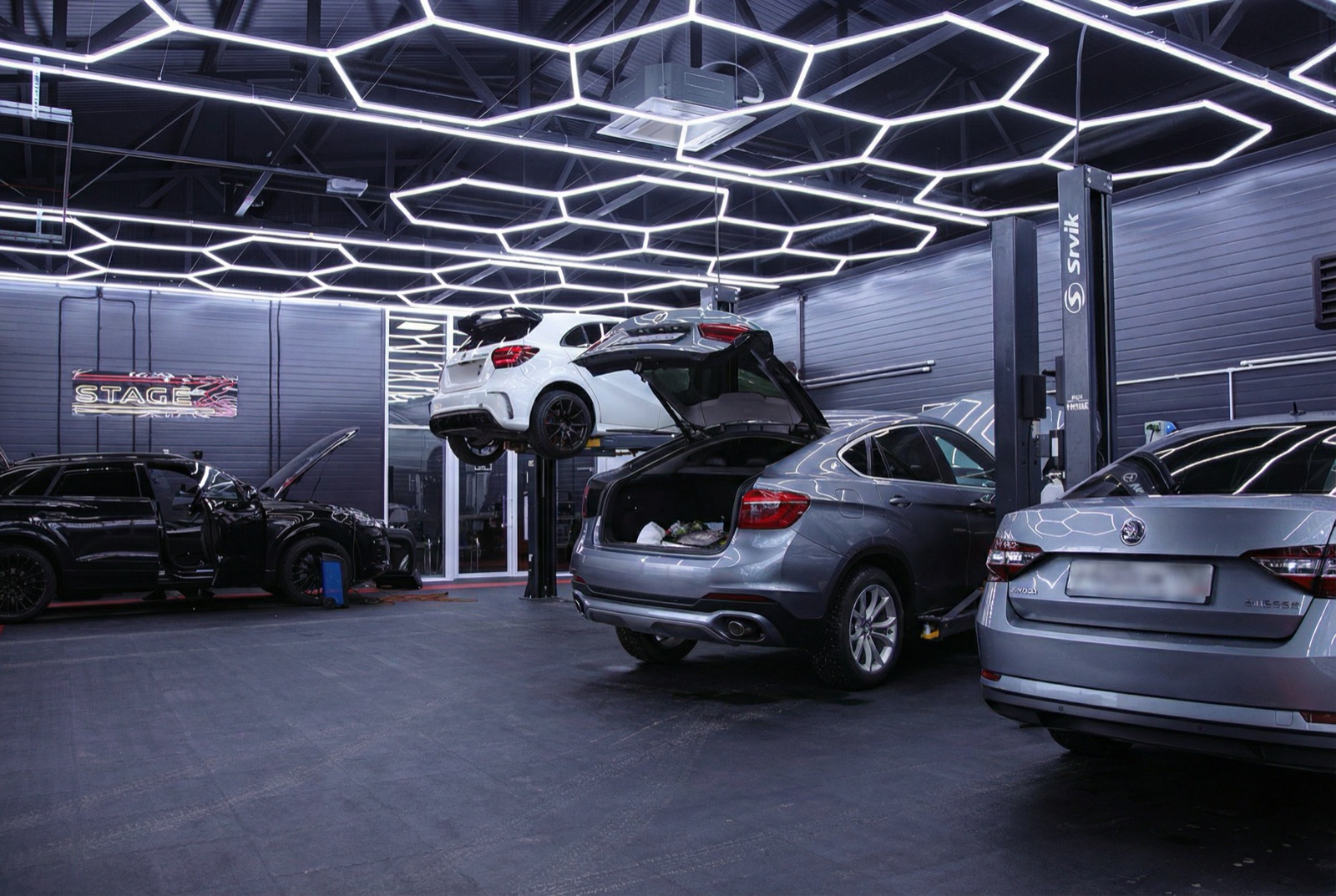 Зона обслуживания и тюнинга